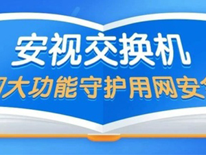 安视交换机：四大安全功能，守护你的用网安全！