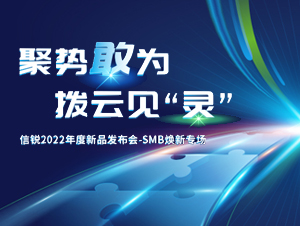 聚势敢为 拨云见“灵”—信锐2022年度新品发布会SMB焕新专场